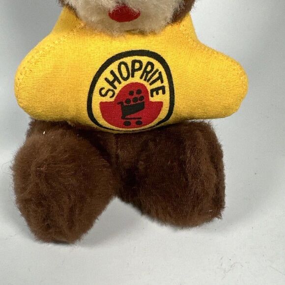 Shoprite | Vintage Beanbag Plush Bear Stuffed Animal Toy Yellow Shirt 8" - Picture 6 of 11